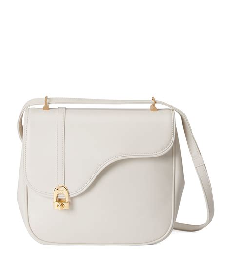 tubino bianco gucci|gucci leather shoulder bag.